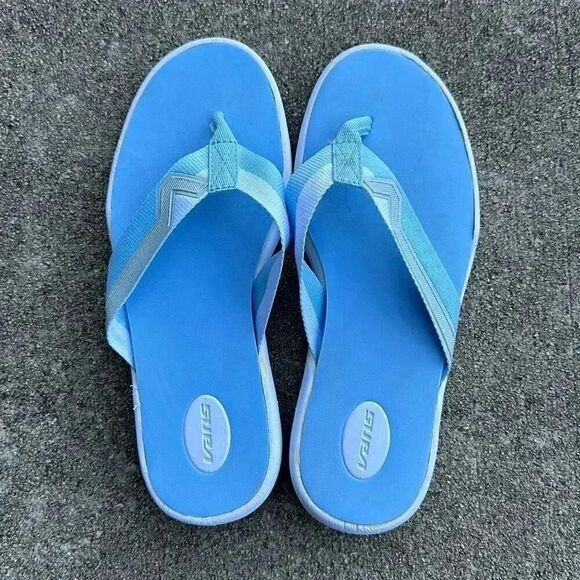 Vans Sandals Blue Women’s Size 7 - Picture 3 of 11